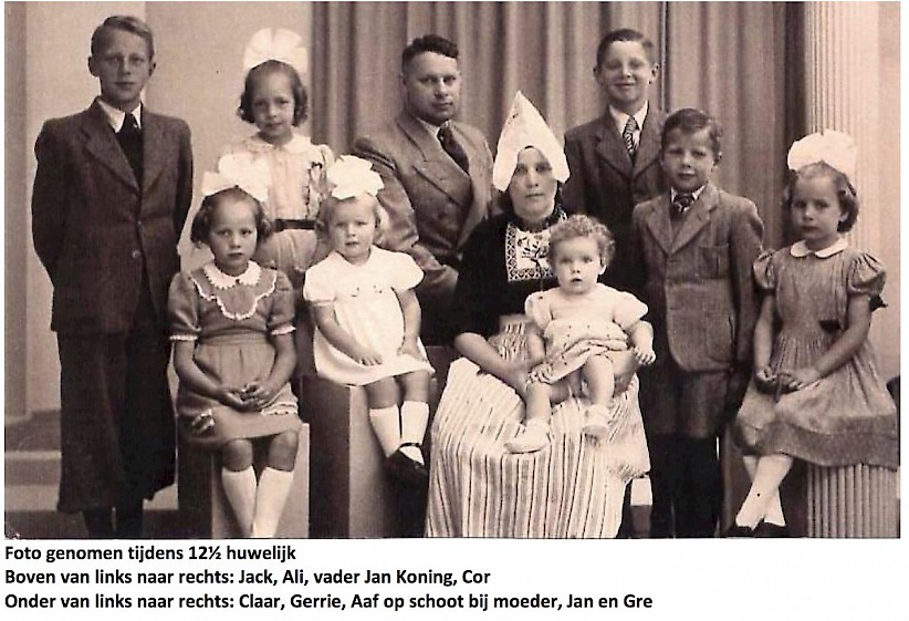 Familiefoto vader Jan Koning