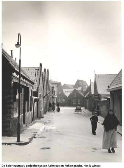 SPIERINGSTRAAT in winter gehuld