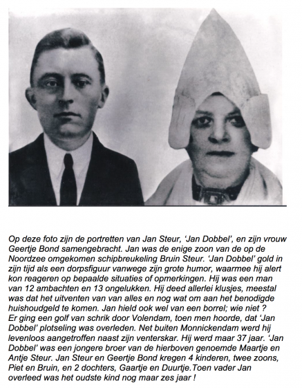 Jan Steur Dobbel en zijn vrouw Geertje Bond